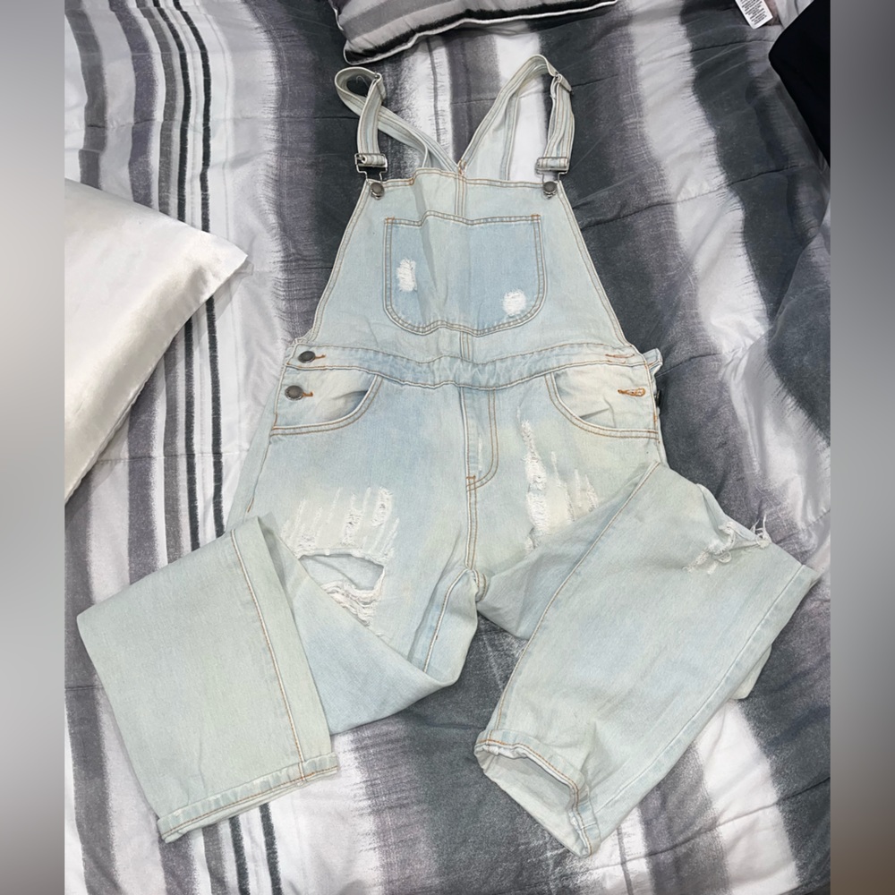 Denim Overalls